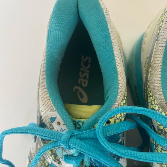 ASICS GEL KAYANO 23 WHITE FLORAL SNEAKERS SIZE 8.5 - Picture 10 of 15